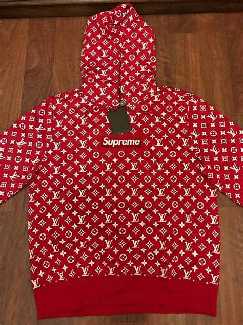 supreme shirt lv|Louis Vuitton supreme hoodie cheap.